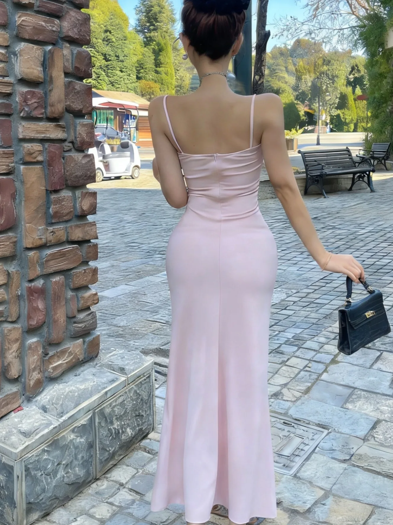 Low Cut Strap Dress Sexy Night - огляд і ціна Wrap Dress Work
