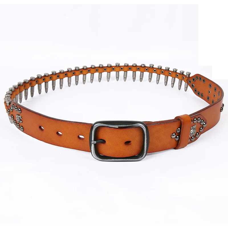 handmade-genuine-cowhide-leather-bullet-waist-belt-motorcycle-knight-style-for-men-and-women-youth-fashion-spring-season