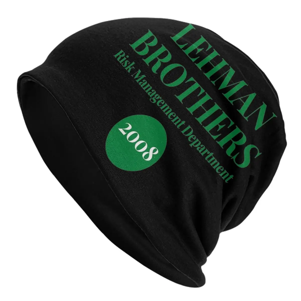 Lehman Brothers Risk Management Department 2008 Beanie For Women Men Warm Skullies Caps Bonnet Knitted Hat