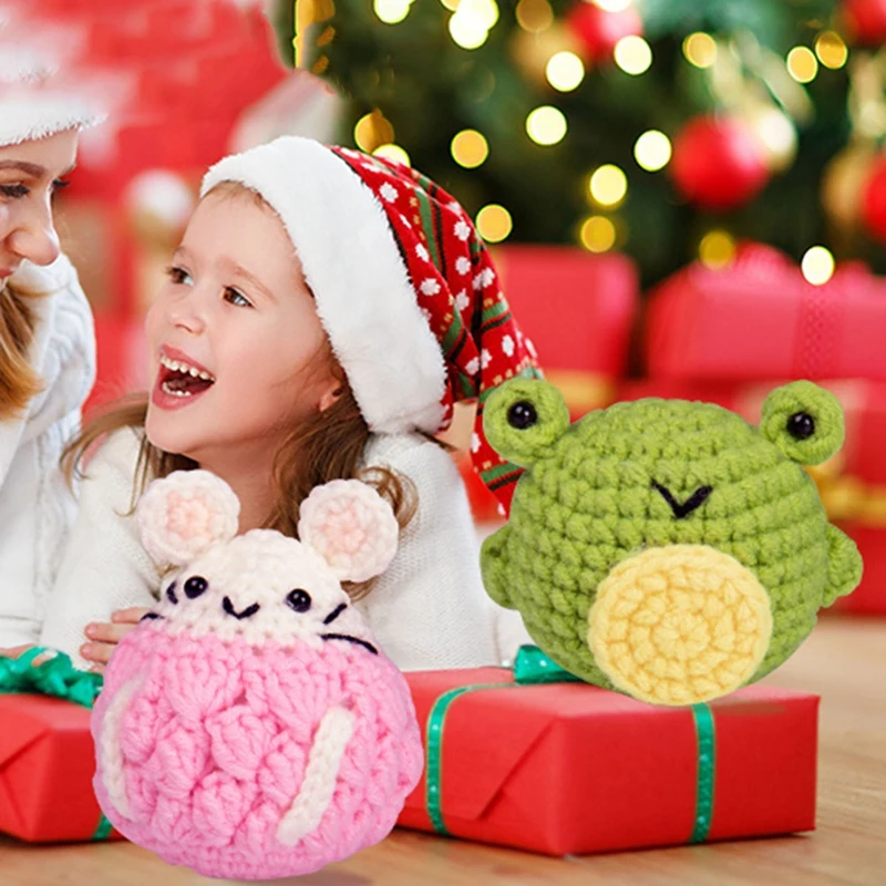 Set Of 3 With Step-By-Step Video Tutorials Crochet Animal Kit Beginner Crochet Kit For Kid And Adults