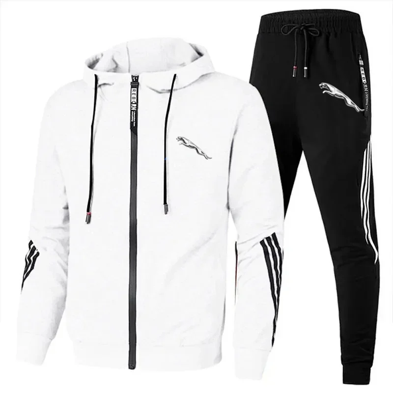 Men Tracksuits Hoodies and Pants Set Sport Zipper Brand Male Fitness Clothing Mens Triple Printed Slant Hoodie Luxury Brand