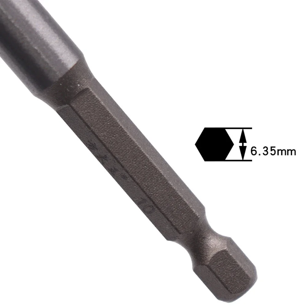 Set di punte da trapano eccentriche triangolari da 4 pezzi 6/8/10/12mm gambo esagonale per Kit di strumenti di perforazione in marmo di porcellana di ceramica di piastrelle di vetro