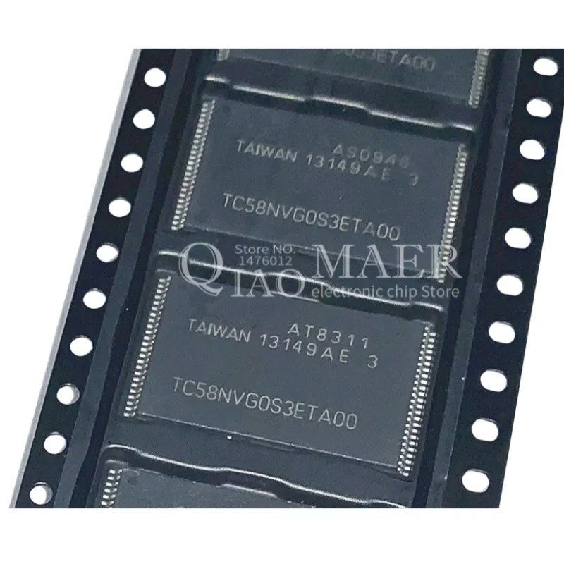 Free Shipping 10PCS/LOT TC58NVG0S3ETA00 TC58NVGOS3ETA00 TC58NVG0S3 TC58NVG0S3ETAOO TSOP48