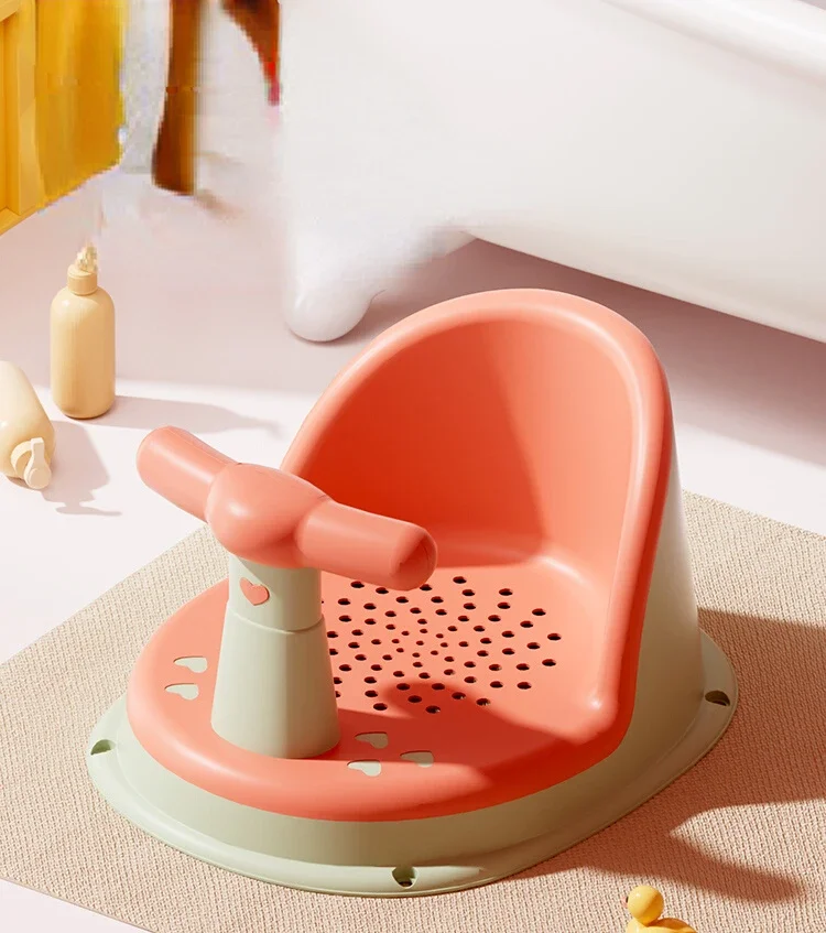 

Baby shower chair, baby shower tool, can sit, lie down, support newborn children's bathtub, seat, non slip bathstool