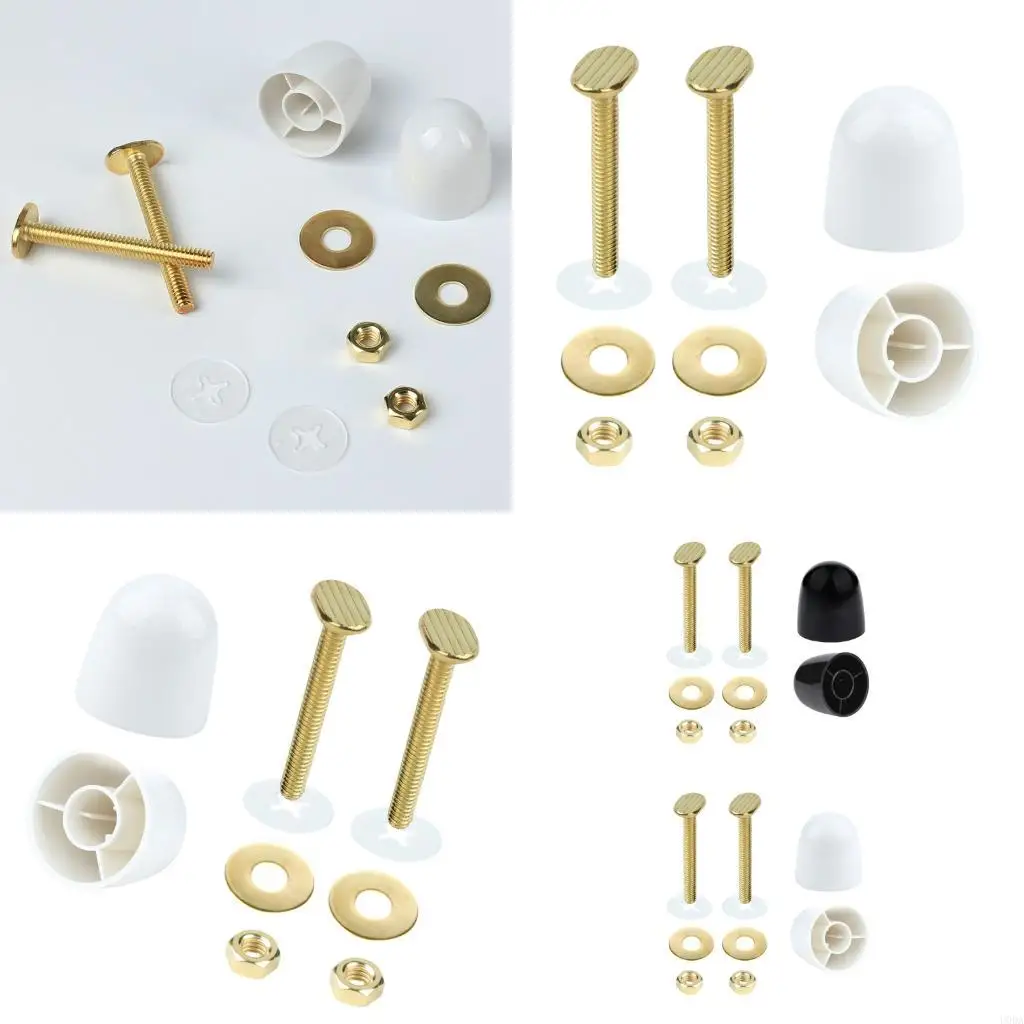

Toilet Fastener Set Corrosions Resistant Copper Bathroom Hardware