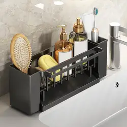 Kitchen Sink Drain Rack Organizer Sponge Storage Faucet Holder Soap Drainer Dishcloth Towel Rack Kitchen Sink Organizer