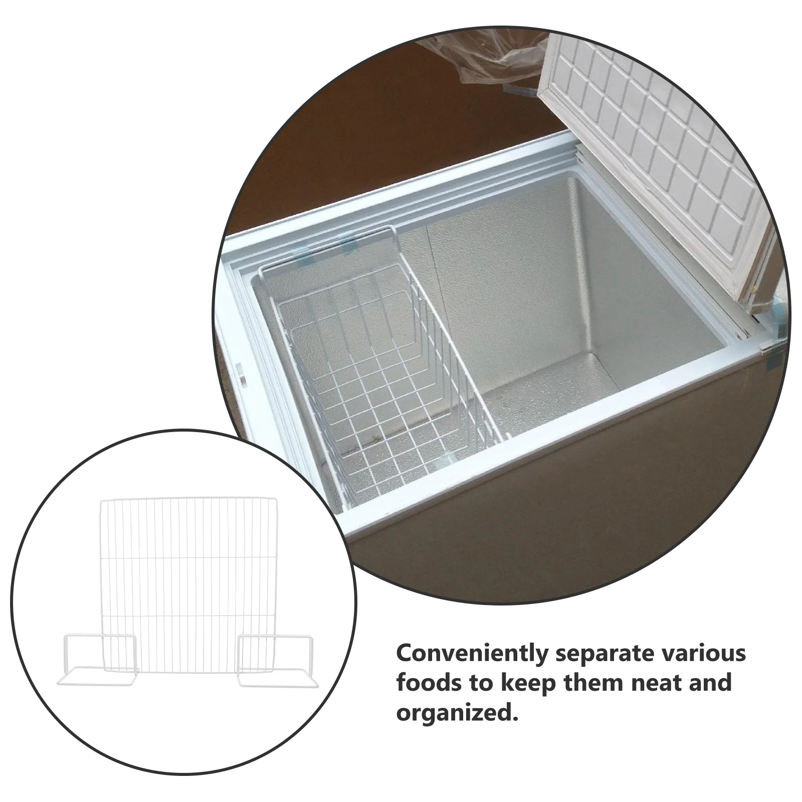 Rak Kawat Kulkas Pembagi Partisi Freezer Pengganti Rak Kulkas Universal