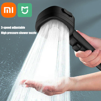 XIAOMI MIJIA 3-Modes High Pressure Shower Head Water Saving Shower Heads Adjustable Water Massage Sprayer  Bathroom Accessories