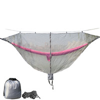 Portable Nylon Parachute Hammock Mosquito net Camping Survival Garden  Hunting Leisure Hamac Travel Double Person Hamak