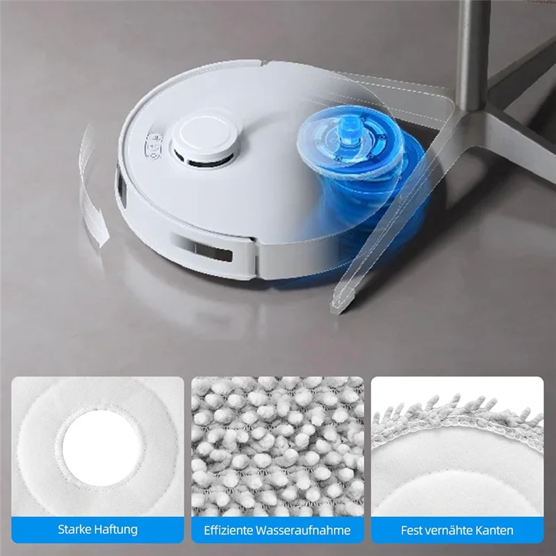 ملحقات المكنسة الكهربائية الروبوتية LECKL لـ Ecovacs Deebot T30 Omni / T30 Pro Omni، مجموعة بديلة كاملة