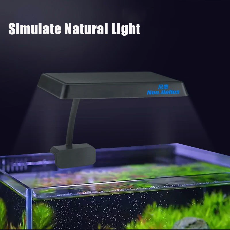 220V Aquarium LED Light Full Spectrum Water Grass High Brightness Fish Tank Aquatic Plant Clip-on Lamp Energy-saving Lighting