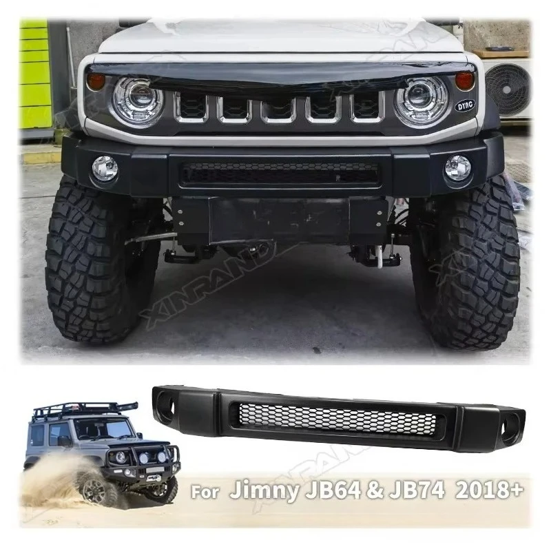 

Narrow Front Bumper For Suzuki Jimny JB64 2024 2023 2022 2021 2020 With Steel Skid Plate,Plastic Narrow Front Bumper