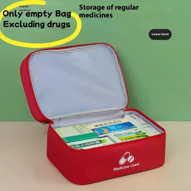 耐久性のある屋外用緊急キットと二層式デザインの薬袋