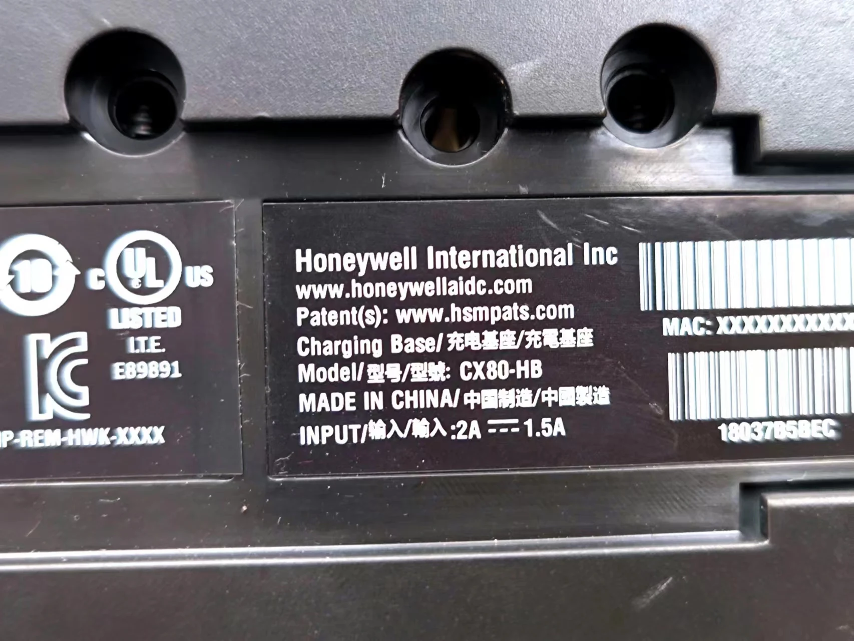 Imagem -03 - Carregamento Base de Comunicação Berço para Honeywell Dolphin Cn80 Cx80-hb