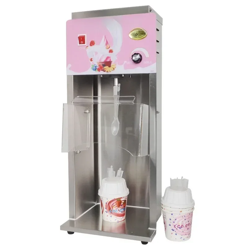 Ice cream mixer, adjustable speed without sprinkling