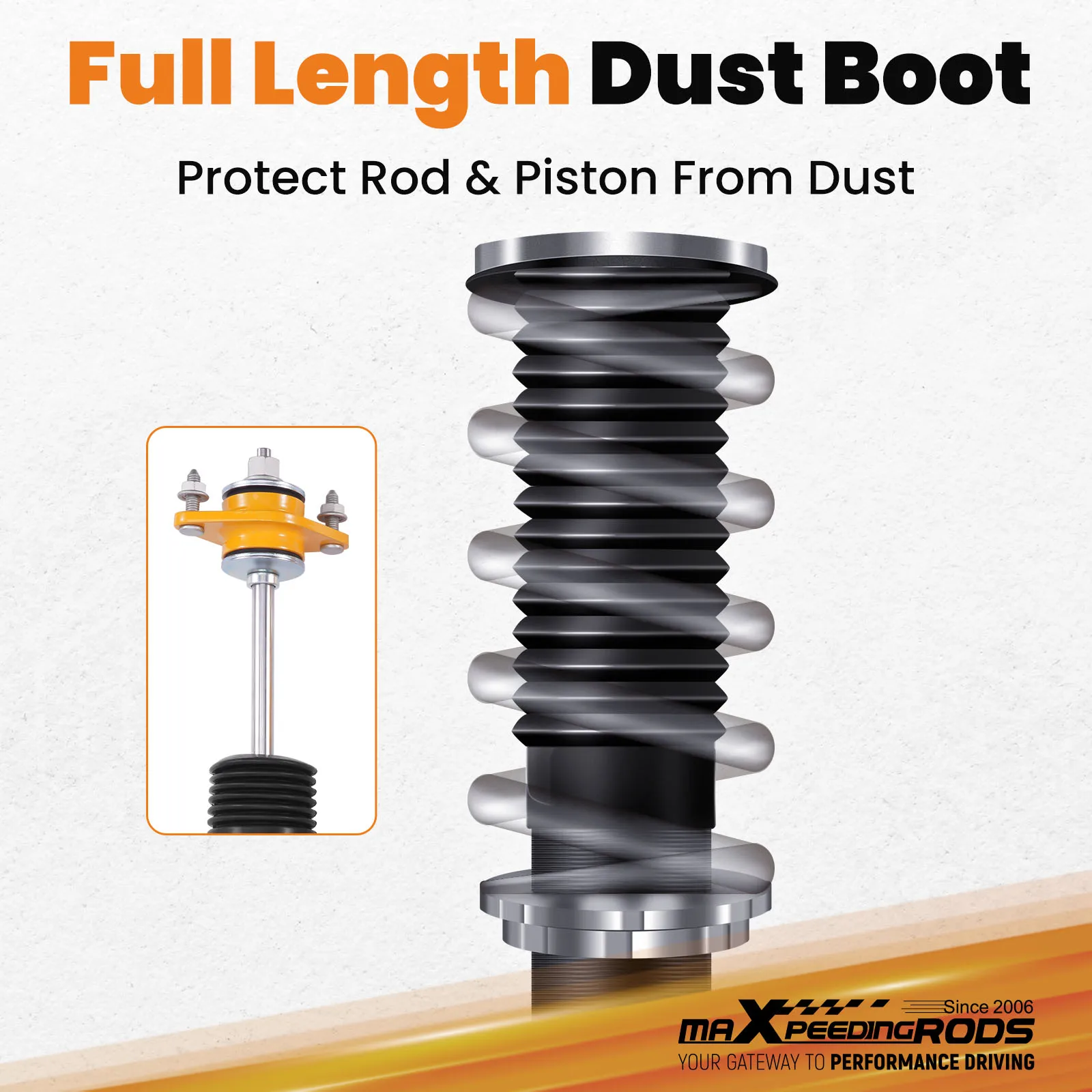 

Rear Air to Coil Springs Conversion Kits for Lincoln Mark VIII 1993-98 Struts
