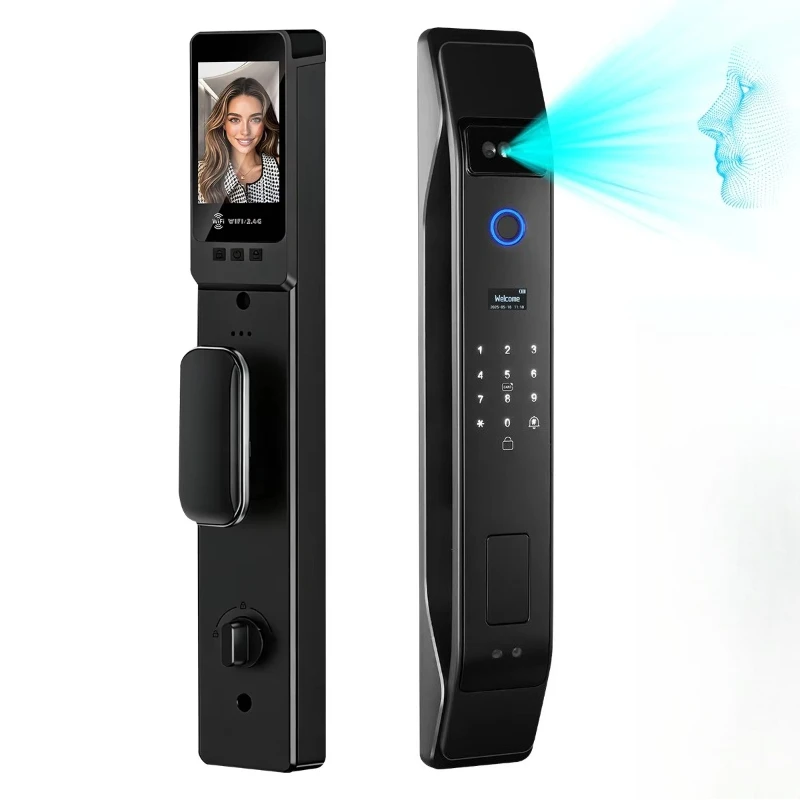 Face recognition digital door lock app Wifi smart door lock