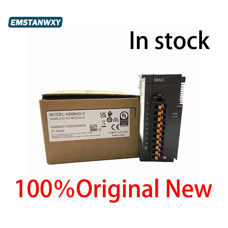 100% New Original AS08AD-C DTC2001V DVPSCM12-SL PLC Controller module