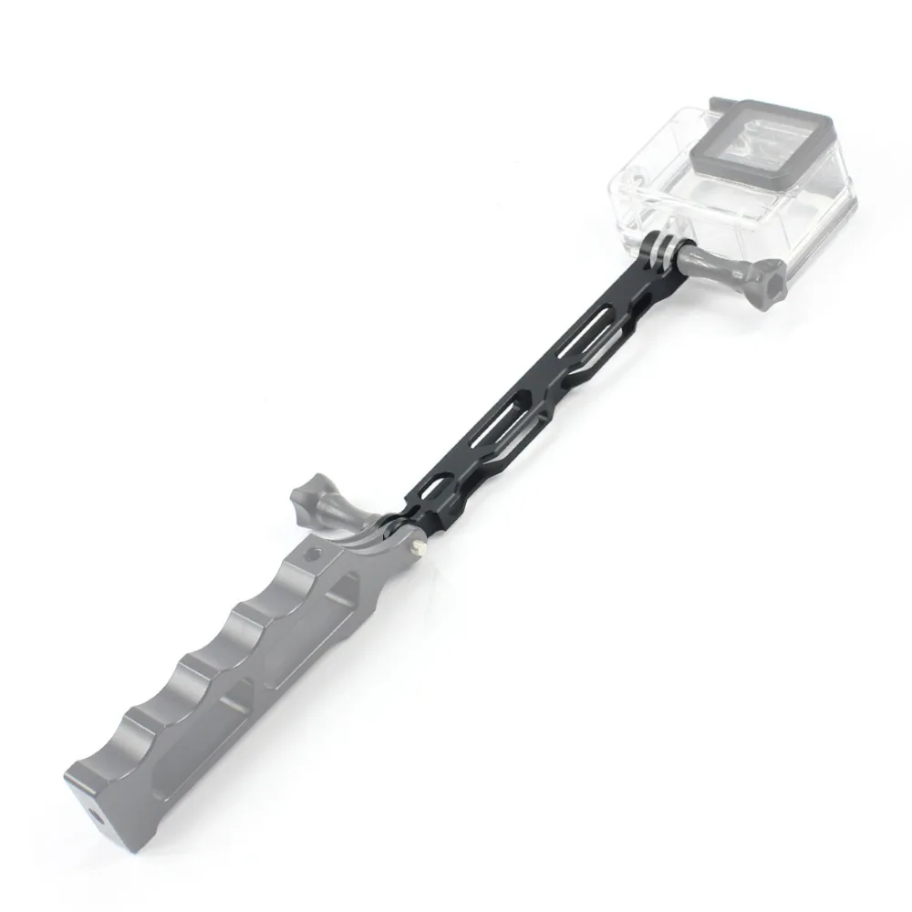 Aluminium-Verlängerungsarm, Metall-Stangenhalterung, Helmgriff für Gopro Hero 11, 10, 9, 6, 7, 8, Eken Yi 4K SJCAM Action 4 3 Kamera-Selfie-Stange – Detail 15