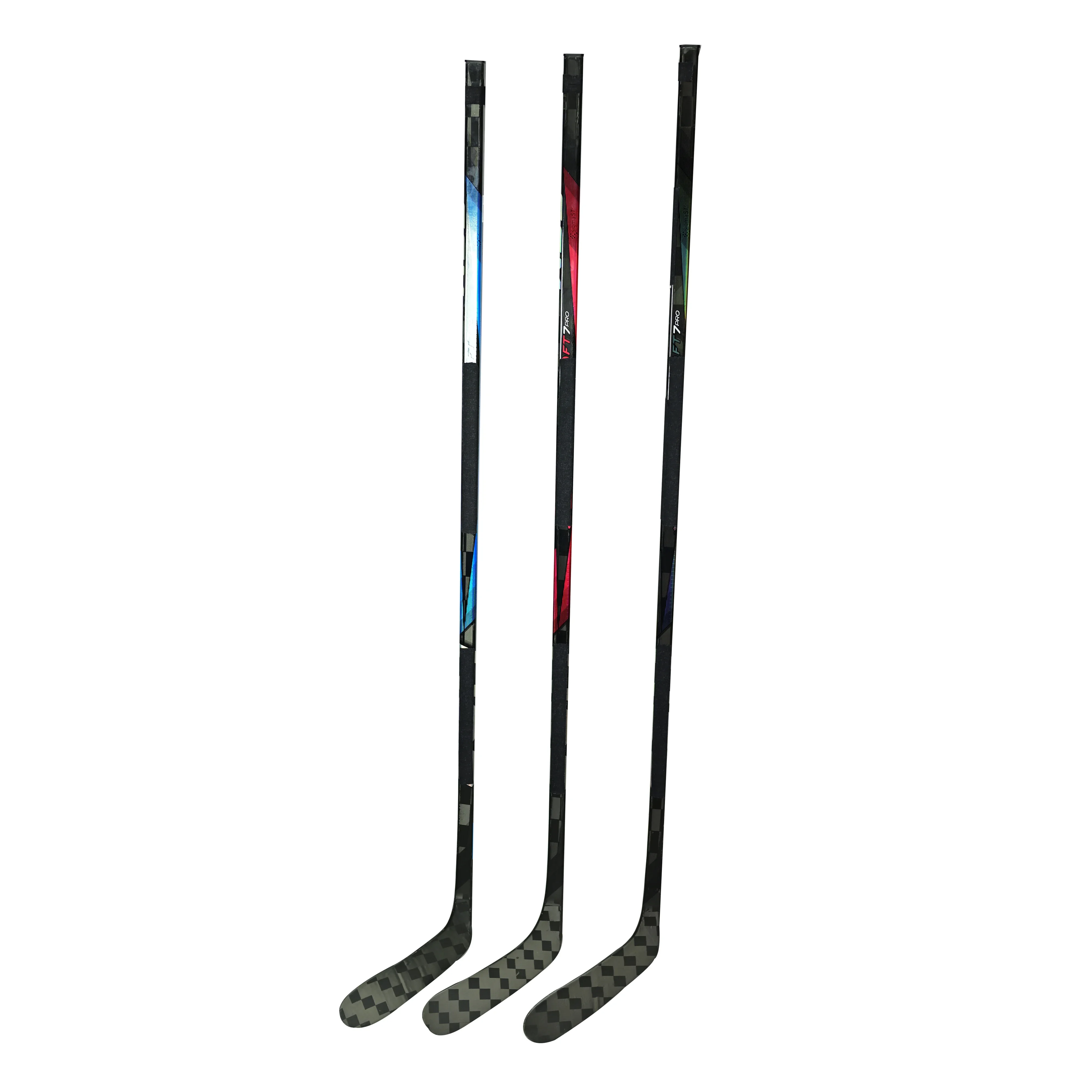 

[4-Pack][INT][RANDOM COLOR][FT7] New Ice Hockey Sticks Intermediate SPEED serries FT7 PRO With Grip Carbon Fiber P28 P29