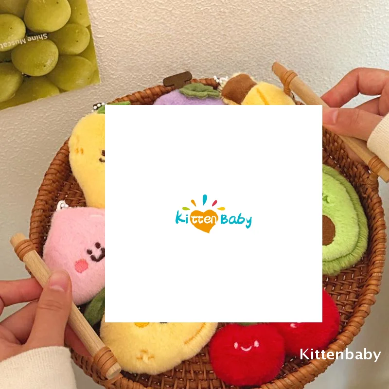 漫画風ぬいぐるみフルーツキーホルダー 可愛いレモンチェリーペンダント バックパック飾り オーナメント カップル 友達へのプレゼント