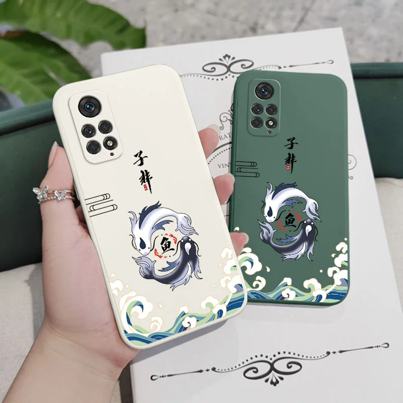 Custodia per telefono Sub Non Fish per Xiaomi Redmi Note 13 12 12S 11 11S 10 10A 10T 10S 9T 9 8 7 Pro Plus 10C 9T 4G 5G Cover