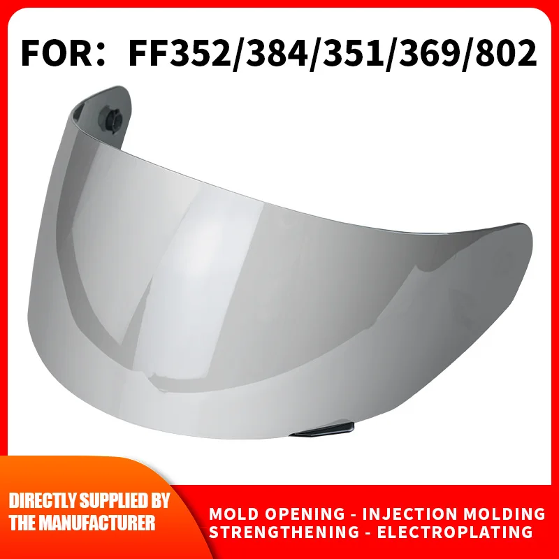 خوذة دراجة نارية قناع درع للأشعة فوق البنفسجية ل LS2 FF352 FF351 FF369 FF384 استبدال عدسة إضافية واقية من الشمس ملحقات الزجاج الأمامي #2