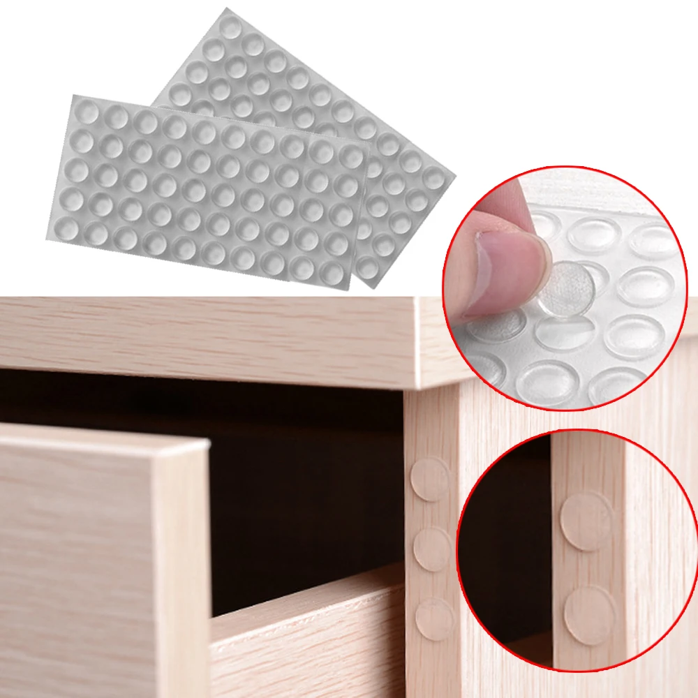 

Soft Close Drawer Cabinet Cupboard Door Bumpers Stop Door Buffer Pad Sound Dampening Adhesive Transparent Rubber Pads