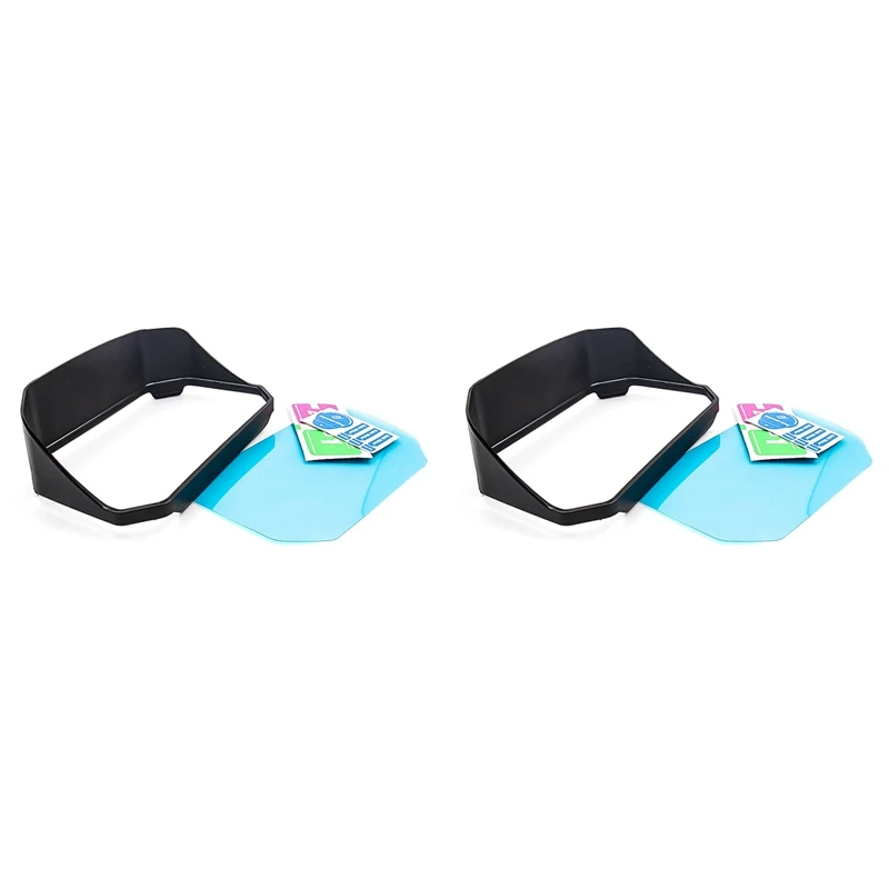 2X Motorcycle Instrument Sun Visor Meter Cover Guard For BMW F900R F900XR C400GT C400X R1250R R1250RS S1000RR