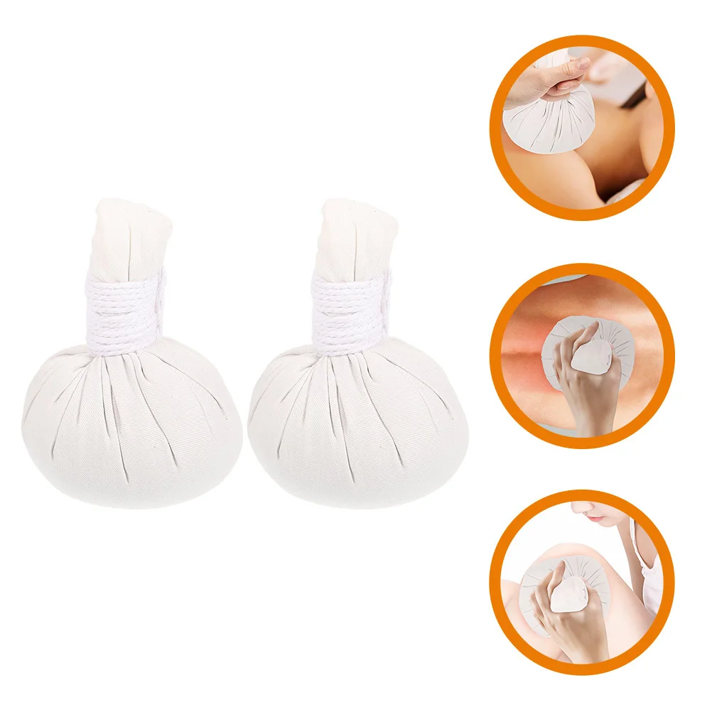 

2Pcs Chinese Herbal Ball Massage Herbal Compress Natural Warming Pouches Muscle Massage Ball for Fatigue Relief