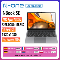 N-one Nbook SE Laptop AMD Ryzen 7 5825U(8Cores Up to 4.5GHz) 15.6 Inch Handheld Gaming Laptop (16+16)GB DDR4 +1TB SSD Computer
