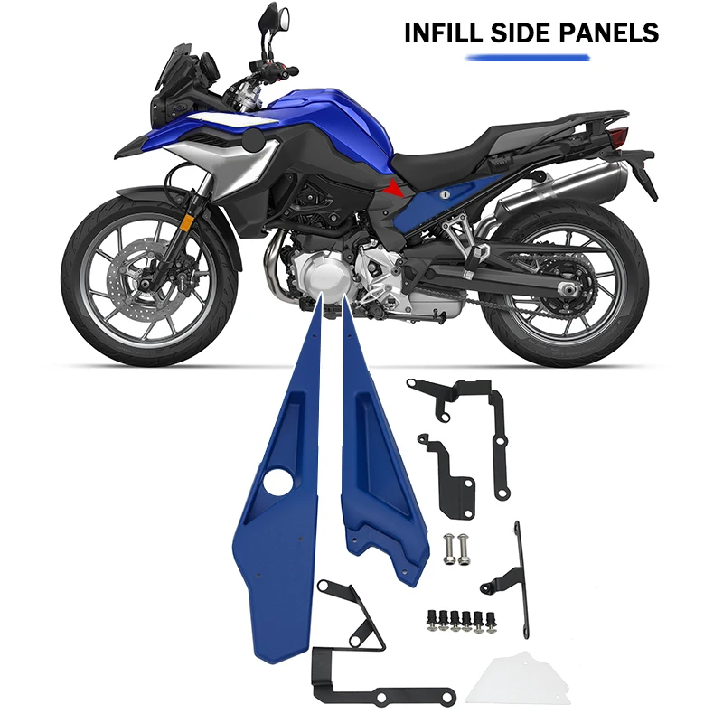 

For BMW F850GS F750GS F 850GS 750GS 2018-2023 2022 Motorcycle Upper Side Frame Infill Panels Set Guard Fairing Protector Cover