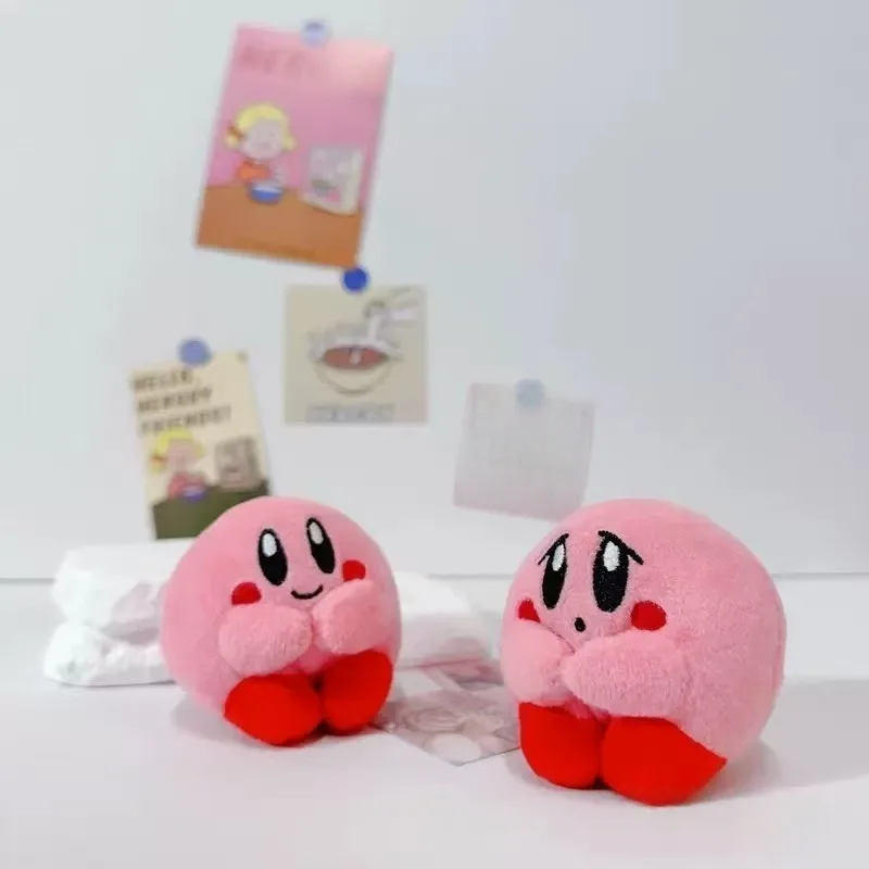 

10cm Star Kirby Plush Doll Toys Soft Stuffed Plush smile Kirby Plush Doll Toys Anime Figure MINI Kirby Ornament Decoration Gift