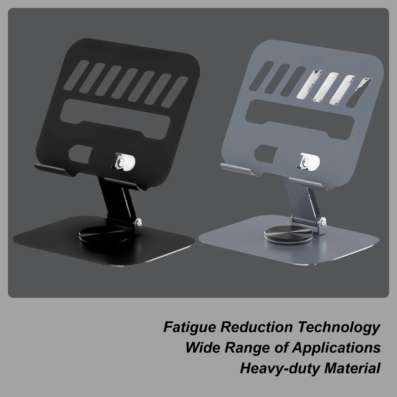 

Portable Tablet Stand 360 Degree Swivel Base Adjustable Height Angle Mount Stand Space-Saving Desk Tablets xPortable TaFor IPad