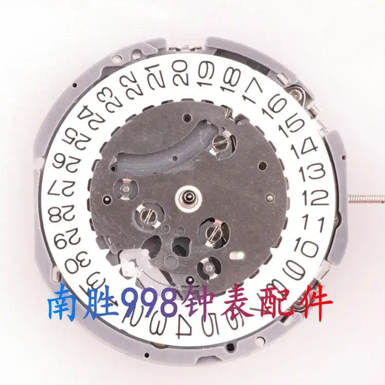 Original Japanese VK63 Movement 3/6/9 Second Quartz Movement Six Pin Quartz 3-point White Calendar