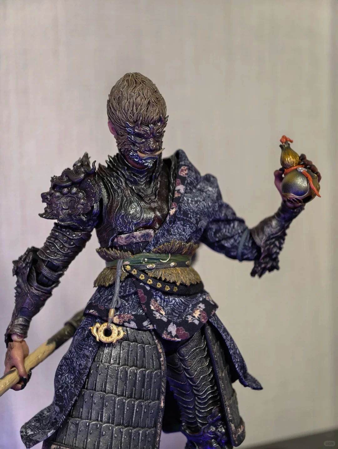 متوفر في المخزون INART MORFIG 1/12 MAG-G0002 أسطورة سوداء وو كونج مجموعة درع برونزية مقاس 6 بوصة مجموعة كاملة من زخرفة شخصيات الحركة #5