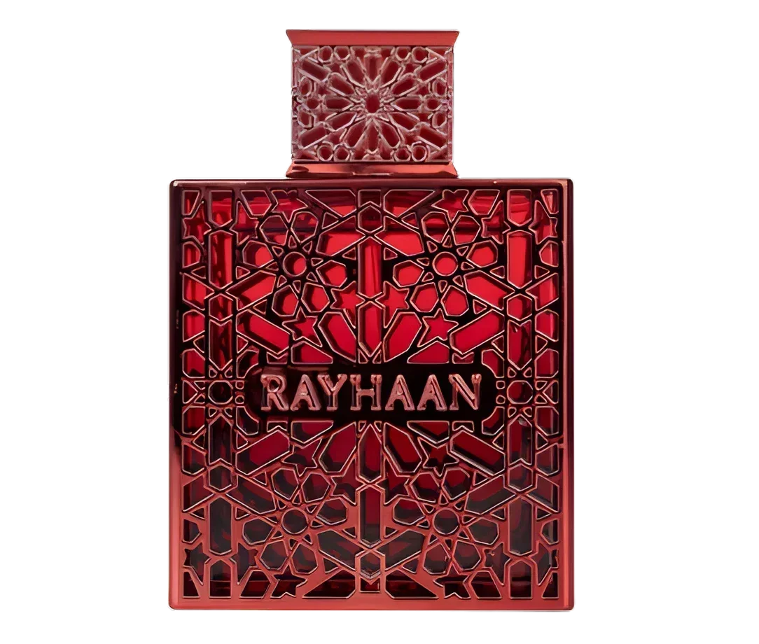 Rayhaan Crimson Eau De Parfum 100ml Bold Woody Spicy كولونيا طويلة الأمد للرجال، هدية عطلة فاخرة لعيد الهالوين وعيد الميلاد