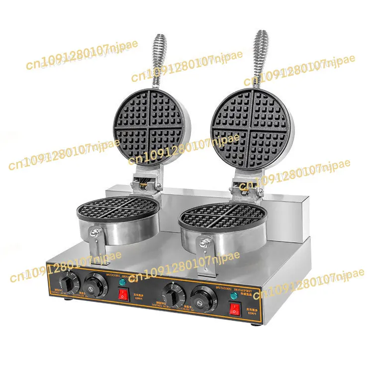 

Waffle Maker, Commercial Electric Double Head Waffle Oven, Double-sided Heating Pancake Maker, Grid Pancake Maker, Pancake