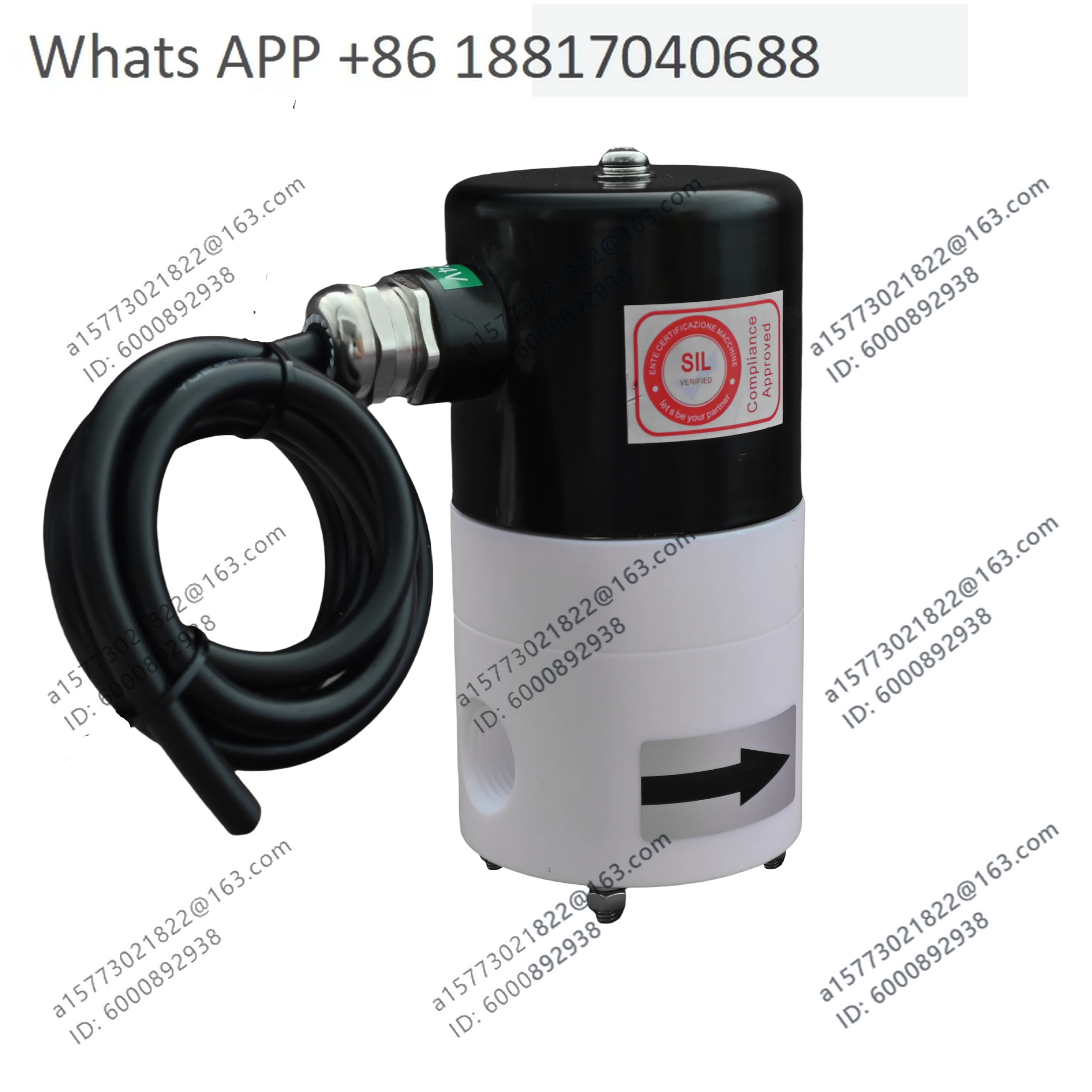 Explosion-proof, solenoid valve P-TFE strong acid and alkali resistance, anti-corrosion plastic king solenoid valve