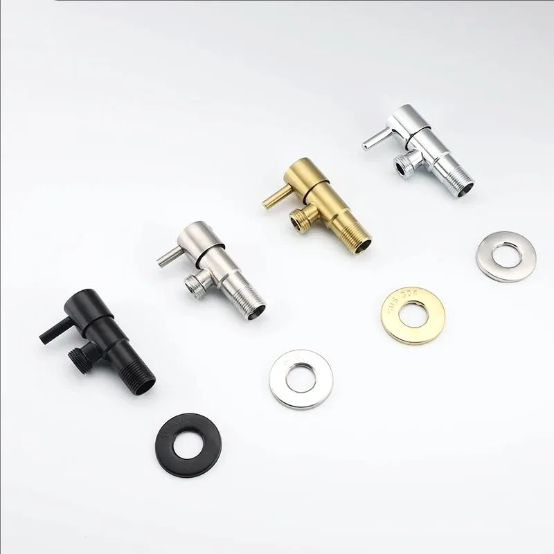 4-point 20mm Interface Practical Control Water Level Toilet Seat Angle Valve Universal Toilet Kitchen Switch Water Stop Valve C2