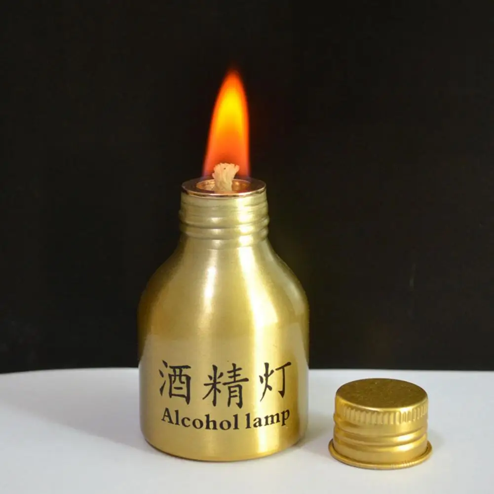 

Лампа горелки из алюминиевого сплава Пальник из алюминиевого сплава 50 мл Лампа горелки для жидкости из алюминиевого сплава с хлопковой металлической крышкой Портативный нагрев