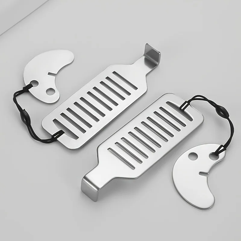 2Pcs Portable Door Lock Security Stopper Anti Intrusion Safety Door Jammer for Hotel Apartment Dorm Travel Single Household