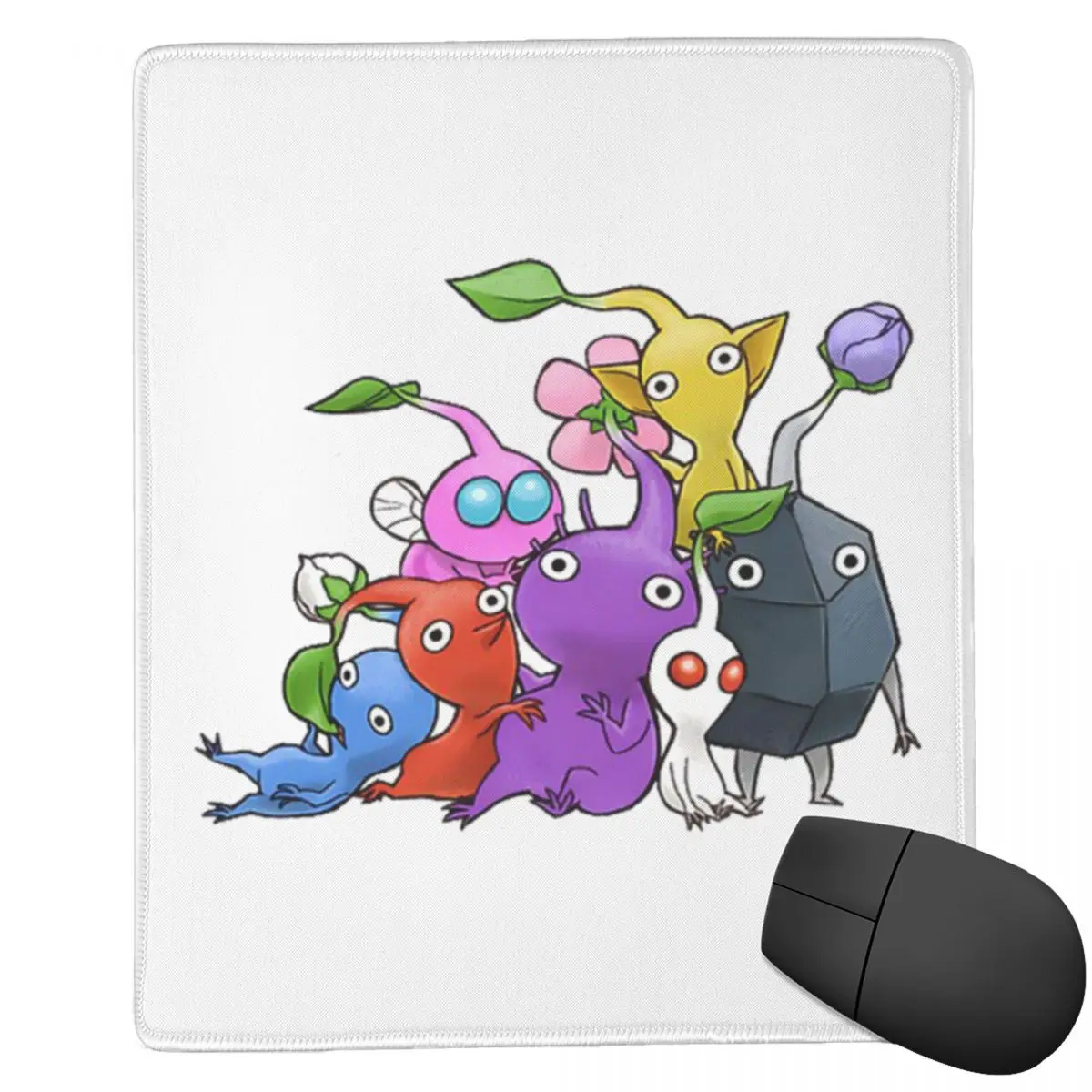 170 Pikmin Ideas Game Art 7x9 in 22x18 cm Mouse Pad Computer Keyboard Mouse Mat Gaming PC Laptop Desk Mat