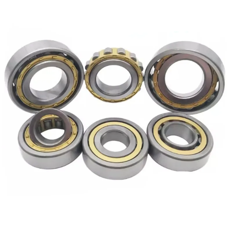 1PCS NJ2204EM NJ2205EM NJ2206EM NJ2207EM 20x47x18 mm Cylindrical Roller Bearings Single Row Machined Brass Cage NJ2208 2508K