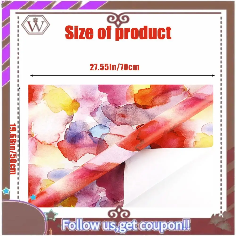 ABBG-12 hojas de papel de regalo, papel de regalo de cumpleaños arcoíris, envolturas de regalo para cumpleaños, San Valentín, Pascua