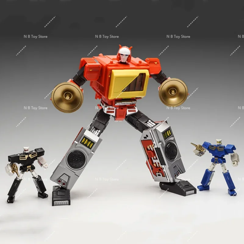 KFC Transformation Blaster P-4A P-4A ++ P-4a + P4a + สีส้มสีแดง Blaster MP สัดส่วน G1 Doubledeck Action Figure