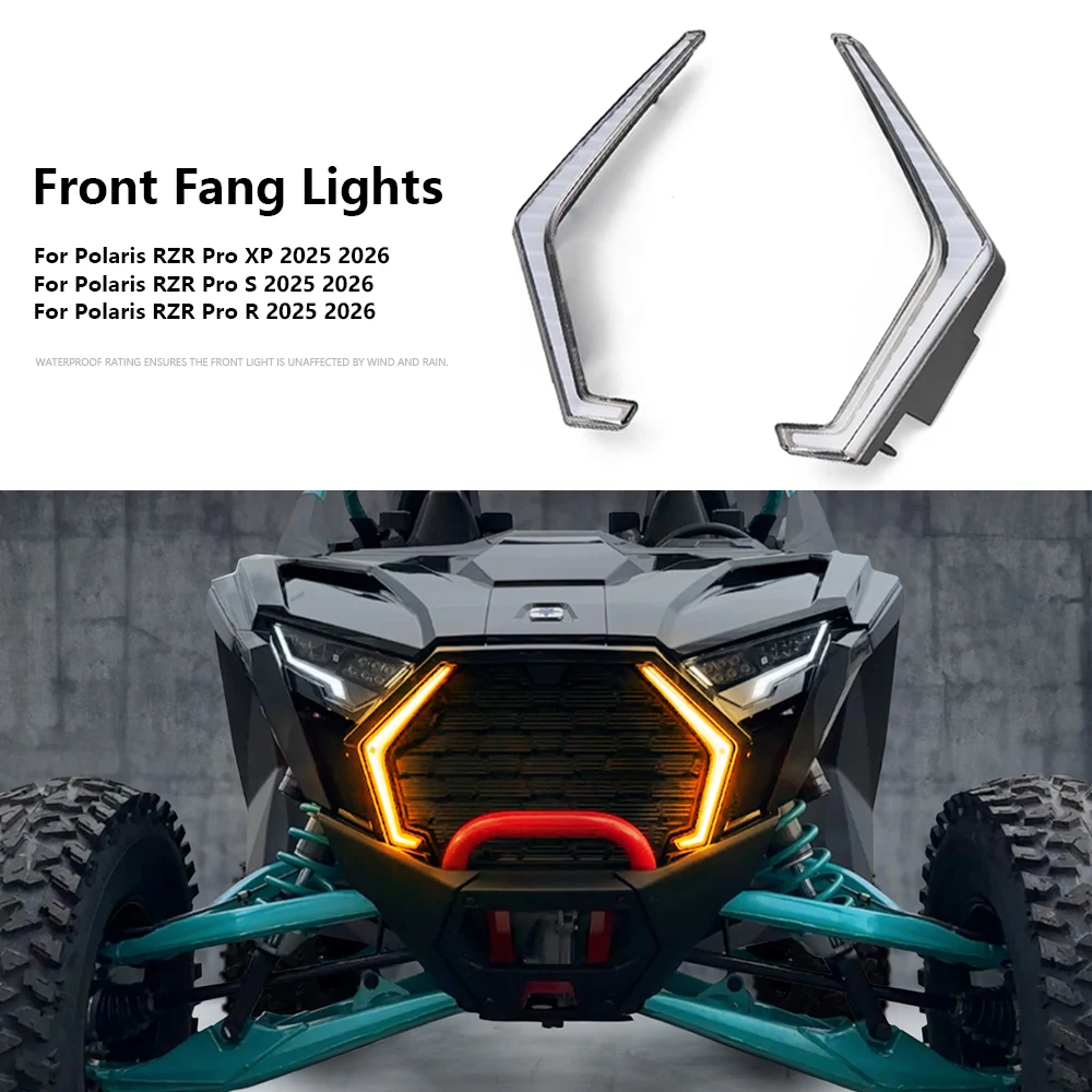 

For Polaris RZR PRO XP 4 Sport 2025 2026 1 Pair UTV ATV LED Front Turn Signal Lights For Polaris RZR Pro XP Ultimate 2025 2026