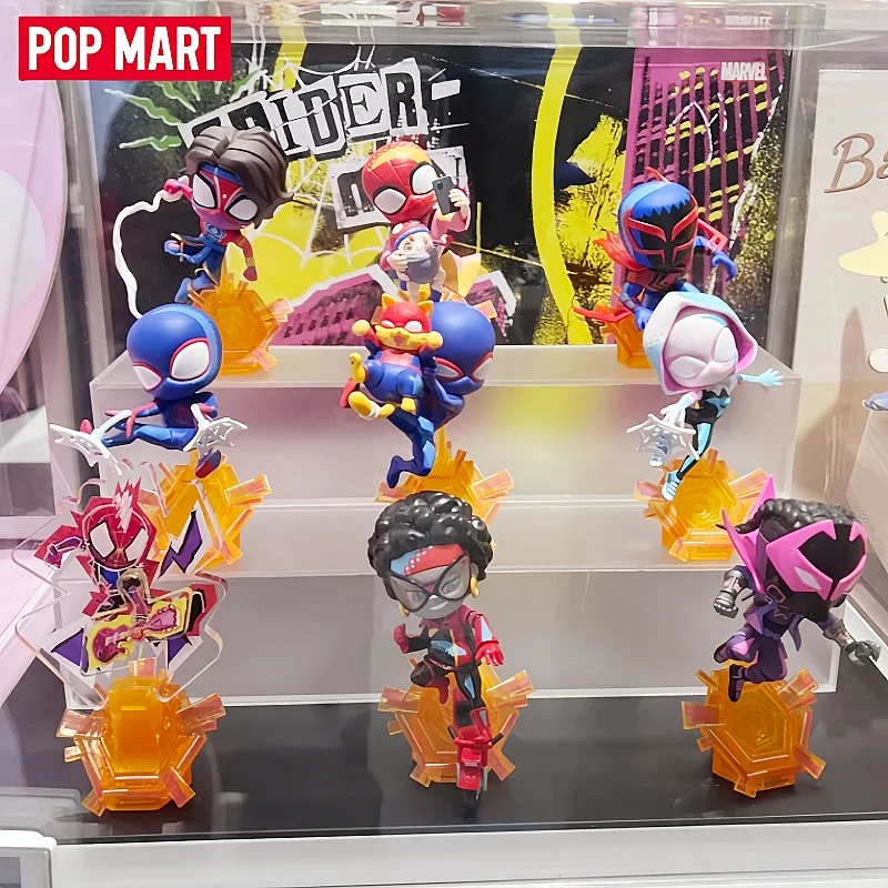 

New Genuine Popmart Marvel Spider-Man Across The Spider-Verse Series Figure Blind Box Trendy Gift Decoration Model Birthday Gift