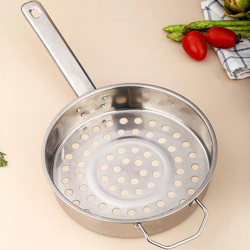 

1 set Cool Shrimp Strainer Spoon Stainless Steel Large Kitchen Colander For Noodles Dumplings Hot Pot Filtering Household