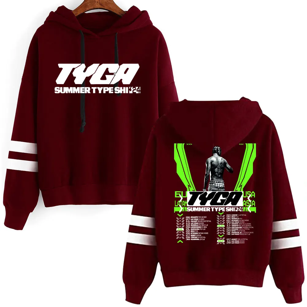 Tyga vintage 90s pulôver com capuz fashion merch moletom esportivo moletom streetwear